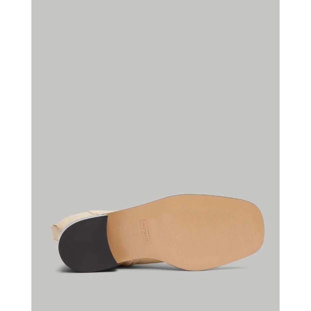 Everlane The City Square Ankle Boots in Cream Leather New Womens Booties - Picture 5 of 16